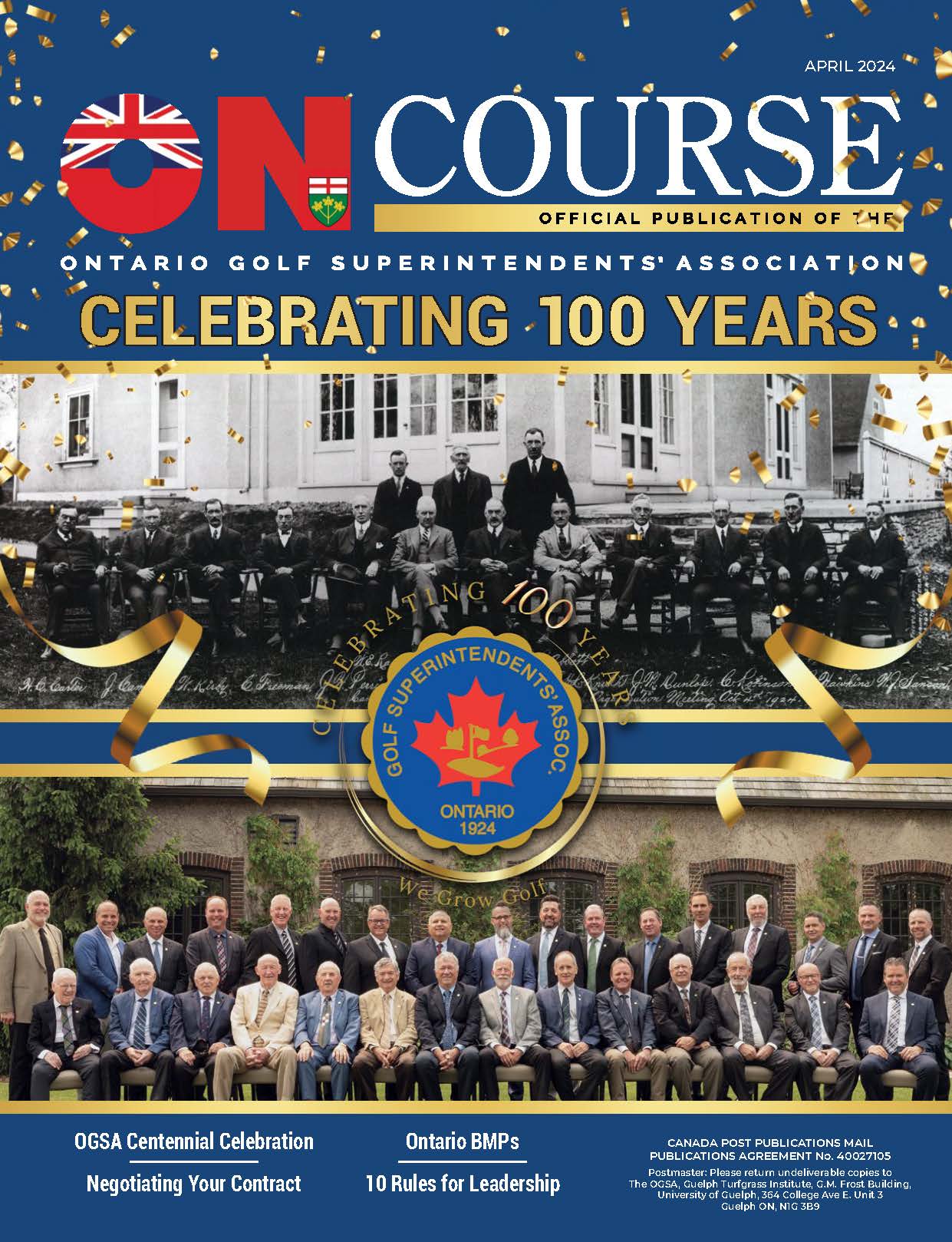ONCourse April 2024 - Front Cover
